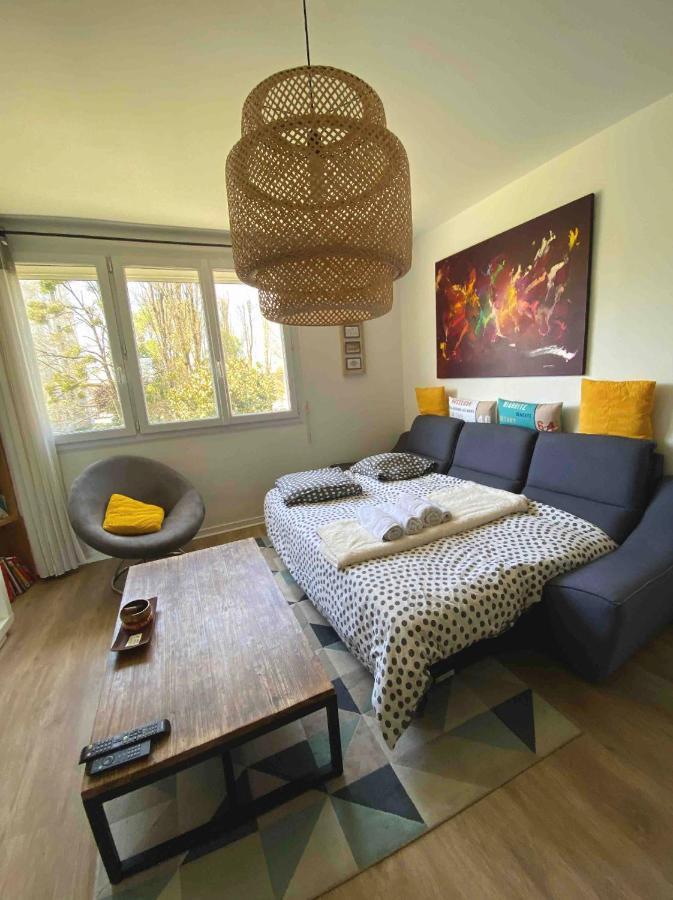 Superbe Appartement Au Calme Avec Parking Gratuit. Мериньяк Экстерьер фото